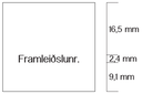 [50-3YSFRA] Verðmerkimiðar 3y hvítir, Framleiðslunúmer