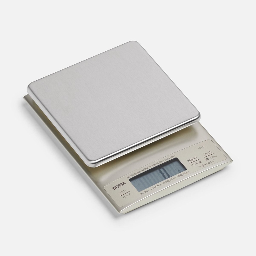 Tanita vog KD-321 3kg eldhúsvog m/stálpalli