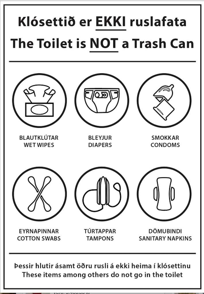 Leiðbeiningarsk. A5 PLAST - EKKI ruslafata