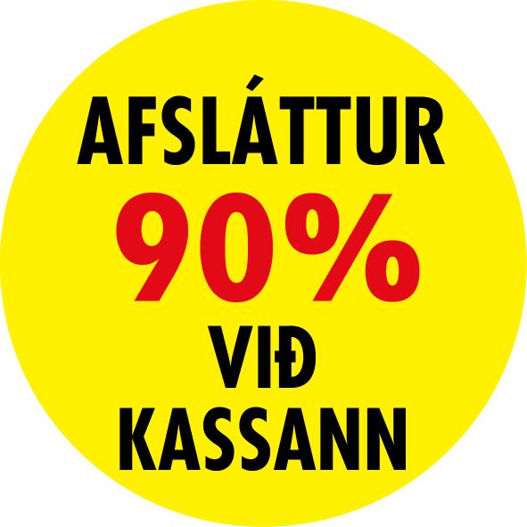 Límmiði 35mm, 90% Afsláttur 500Stk