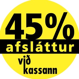 [55-AFSL45VK] Límmiði 35mm, 45% Afsláttur 500Stk