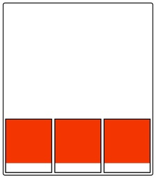 [54-VARUDM71] 71X81 3 Varnaðarmerki 400stk forprentað H2