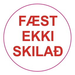 [55-SKILAD35] Límmiði 35mm, Fæst ekki skilað