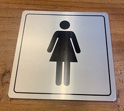 Leiðbeiningarskilti-ÁL  WC / sérpöntuð