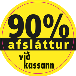 [55-AFSL90VK] Límmiði 35mm, 90% Afsláttur 500Stk