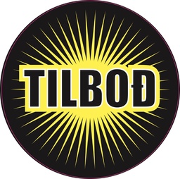 [55-TILBO35SG] Límmiði 35mm, Tilboð (gulur)