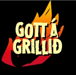 [55-GRILL45] Límmiði 45mm Gott á grillið 500stk